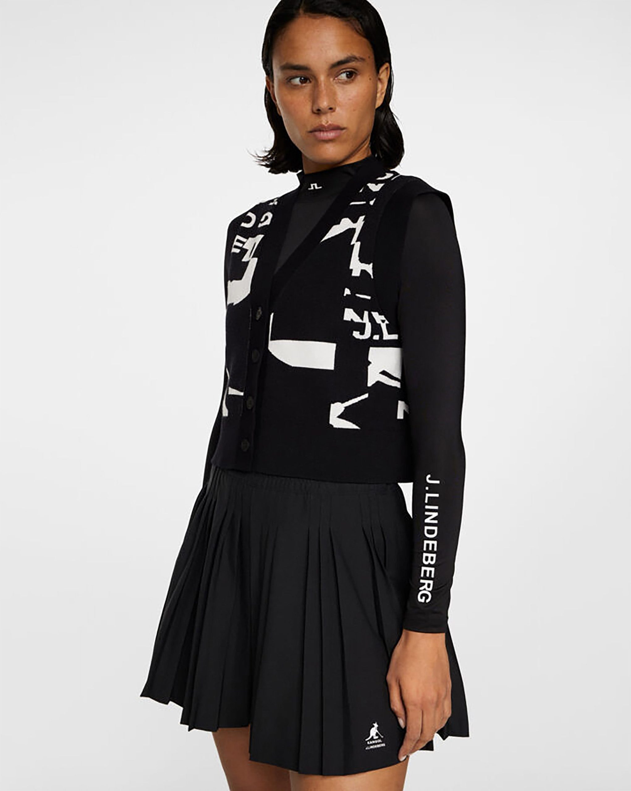 Kangol x J.Lindeberg Jackie Jacquard Vest - Image 5