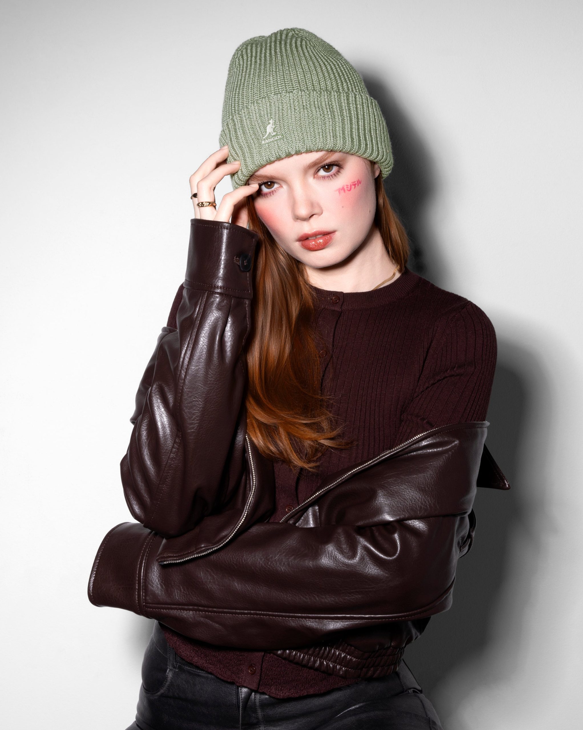 Merino Wool Rib Beanie - Image 5