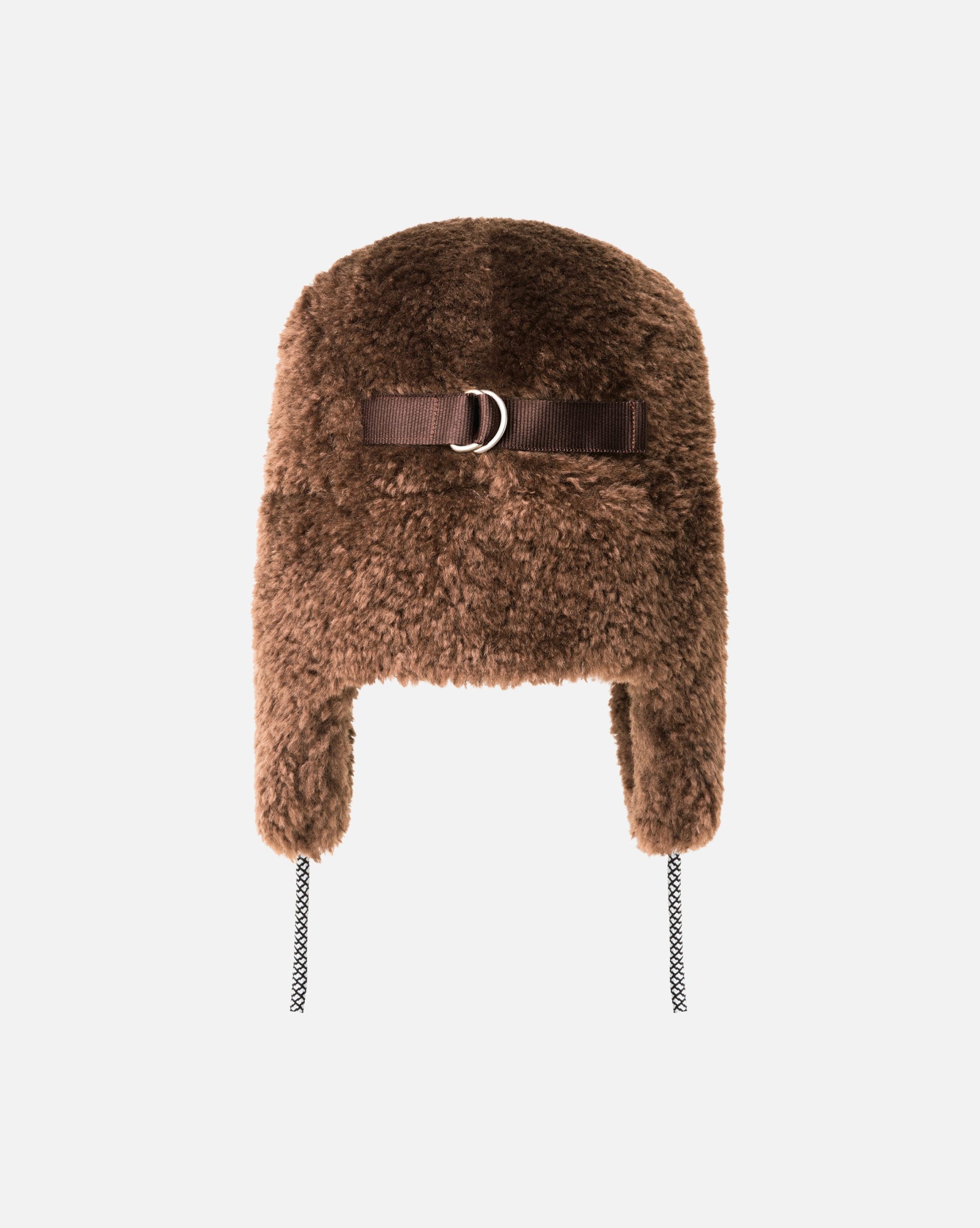 Faux Shearling Utility Flap Cap - Image 9
