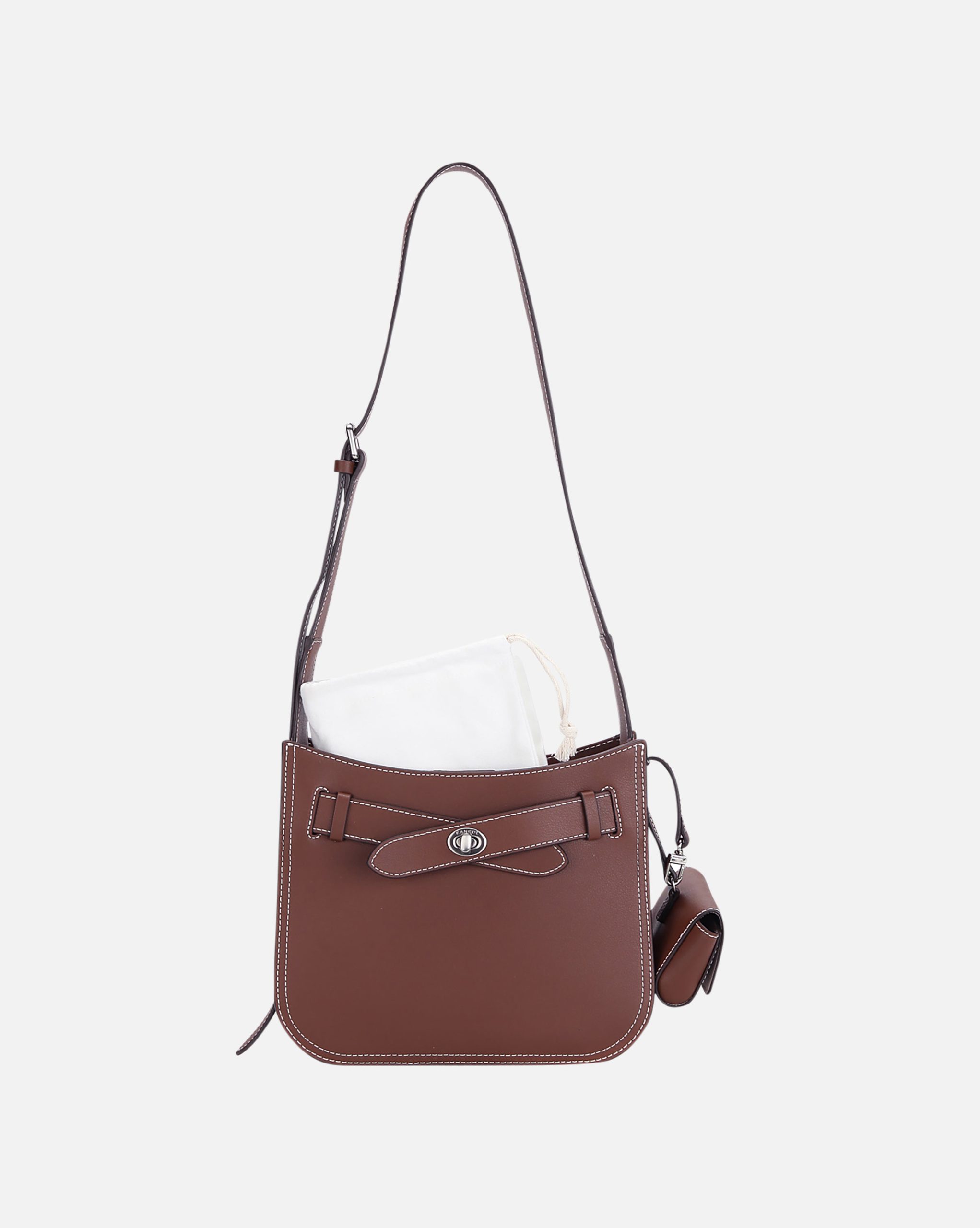 Luna Leather Cross Bag - Image 6