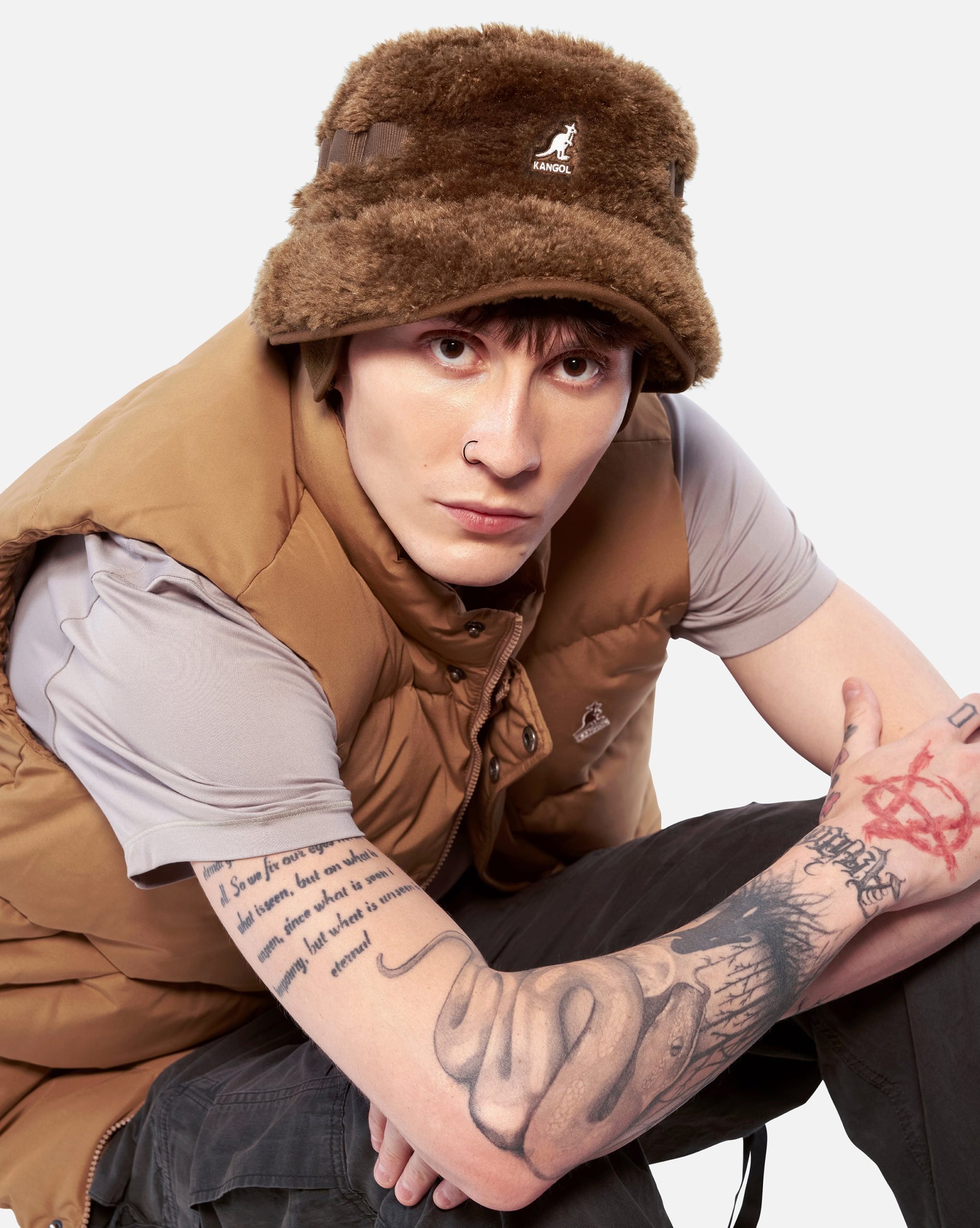 Faux Shearling Utility Bucket - Image 8